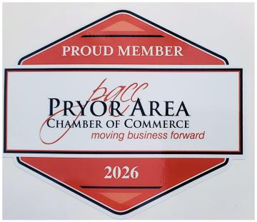 2026 Proud Member — Pryor Area Chamber of Commerce