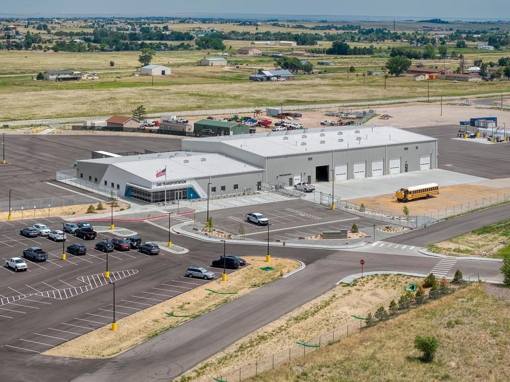 D49 Transportation Facility aerial view